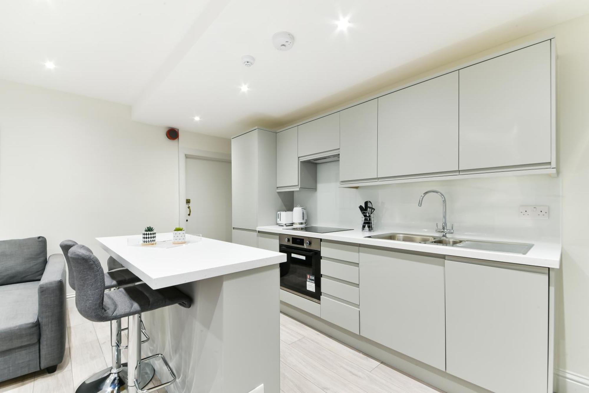 Chic Apartment By Hyde Park 伦敦 外观 照片